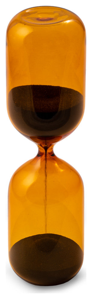 20 Minute Amber Sand Timer, Black Sand