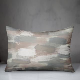 Gray Brushstroke Pattern 14x20 Indoor/Outdoor Pillow