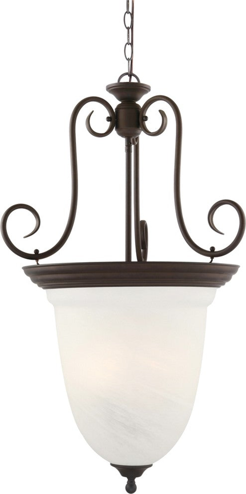 Troy 4-Light Interior Pendant, Antique Bronze