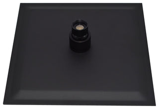 12"x12" Square Thin Shower Head, Matte Black