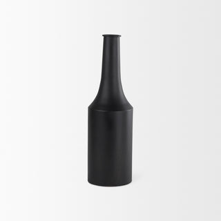 Aubrey Medium 18.0H Black Iron Flower Jug Vase