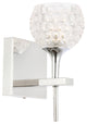 Bristol 1-Light Bath/Wall Light, Clear Crystal Ball, Halogen G9
