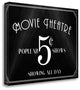 "Movie Theatre" By Aubree Perrenoud, Giclee Print on Gallery Wrap Canvas