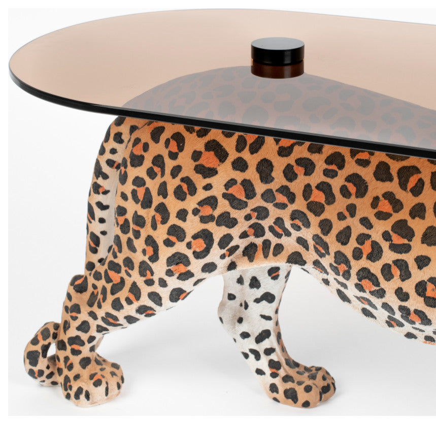 Spotted Panther Coffee Table | Bold Monkey Dope As Hell
