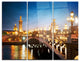 "Pont Alexandre III Bridge" Photo Metal Wall Art, 3 Panels, 36"x28"