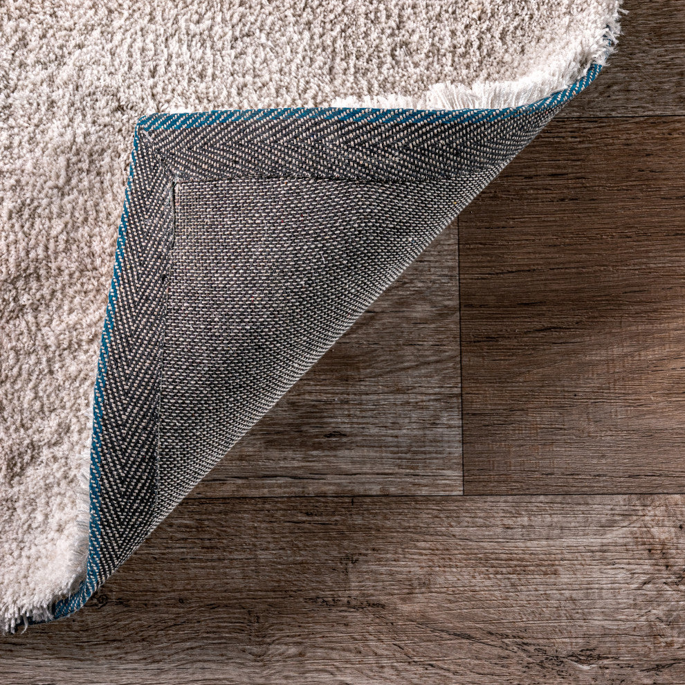 Nuloom Hand-Tufted Ombre Shag Os02 Rug, Turquoise 2'6"x8'runner