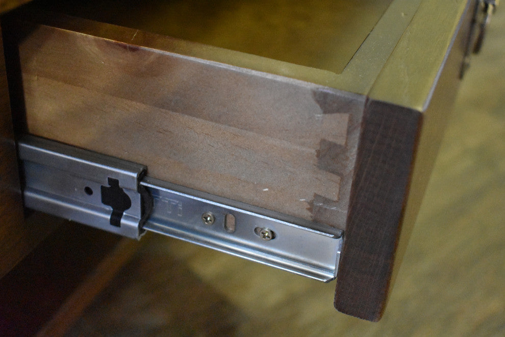 Mission Crofter Style 1-Drawer Coffee Table, Walnut