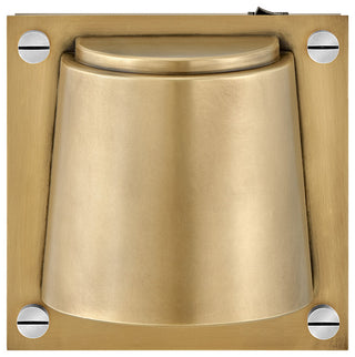 Hinkley Scout 6.75" Single LED Light Wall Sconce, Heritage Brass