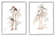 Sandpiper Bird Family Sunny Beach Coastal Bird , 2pc, each 11 x 14
