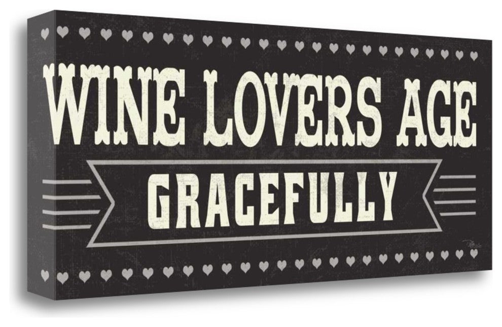 "Wine Lovers IV" By Pela Studio, Giclee Print on Gallery Wrap Canvas