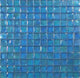 Mosaic Glass Tile Squares For Swimming Pool, Wet Areas & More, Light Blue