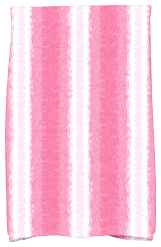Sea Lines, Stripe Print Hand Towel, Pink