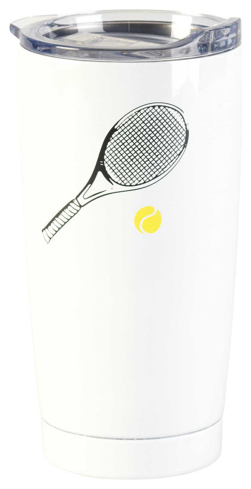 Tennis Play Hard Pray Harder, Tumbler, 20 Oz