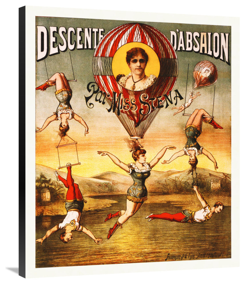 Descente Dabsalon Par Miss Stena 1880, 30x36