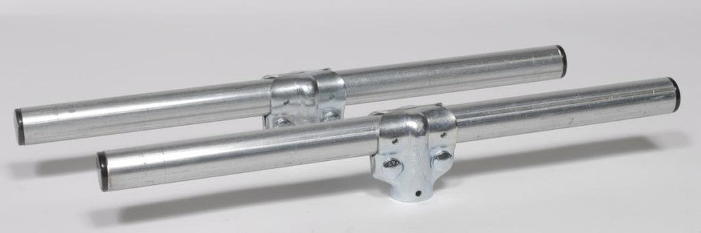 Garment Rack Cover Supports (set of 2) Silver