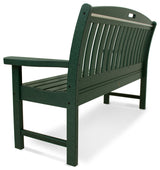 Polywood Nautical 60" Bench, Green