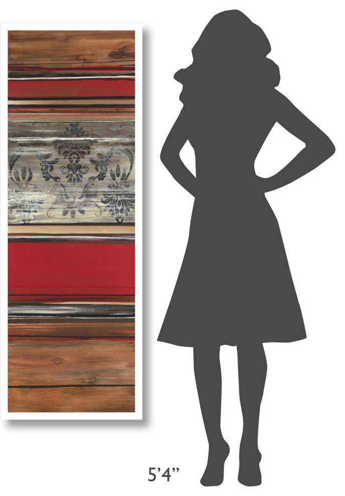 "Diary Of A Duchess II" Digital Paper Print by Joan Elan Davis, 20"x56"