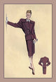 Smart Classic Suit with Raglan Sleeves - Gallery Wrapped Canvas Art 28" x 42"