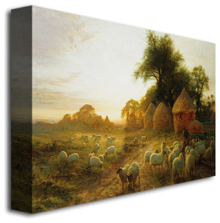 'Yon Yellow Sunset' Canvas Art by John Faraquharson