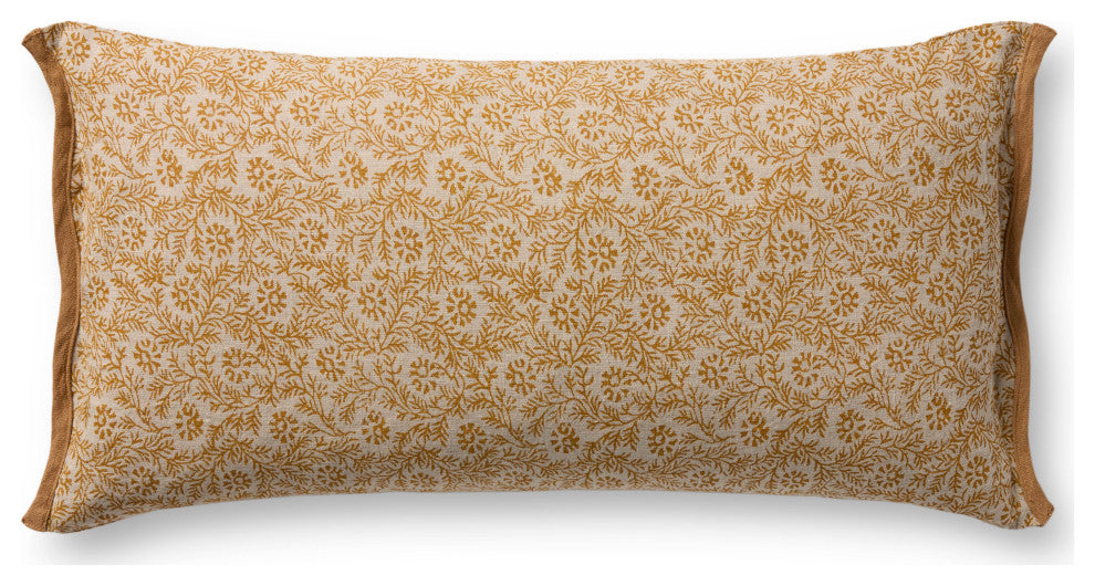 Loloi PLL0194 Yellow 12'' x 27'' Cover WithDown
