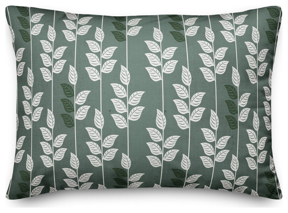 Geometric Nature Pattern 14x20 Spun Poly Pillow