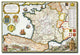 ''Map of Routes of St. James, 1648'' Canvas Art by D. Serveaux