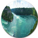 Whirlpool Rapids, Landscape Photo Disc Metal Artwork, 11"