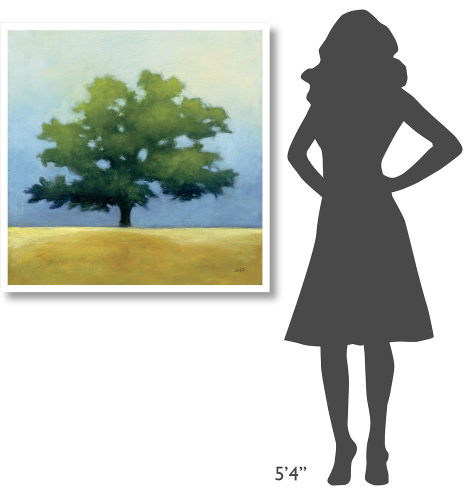 "Under the Oak I" Digital Paper Print by Julia Purinton, 38"x38"
