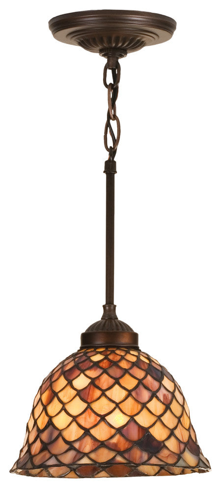 8W Tiffany Fishscale Mini Pendant