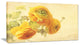 Bunch of Yellow Ranunculus Flowers, Floral Canvas Art Print, 32"x16"