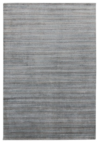 Rufina Handmade Wool Blend Area Rug, Gray/Blue, 5'x8'