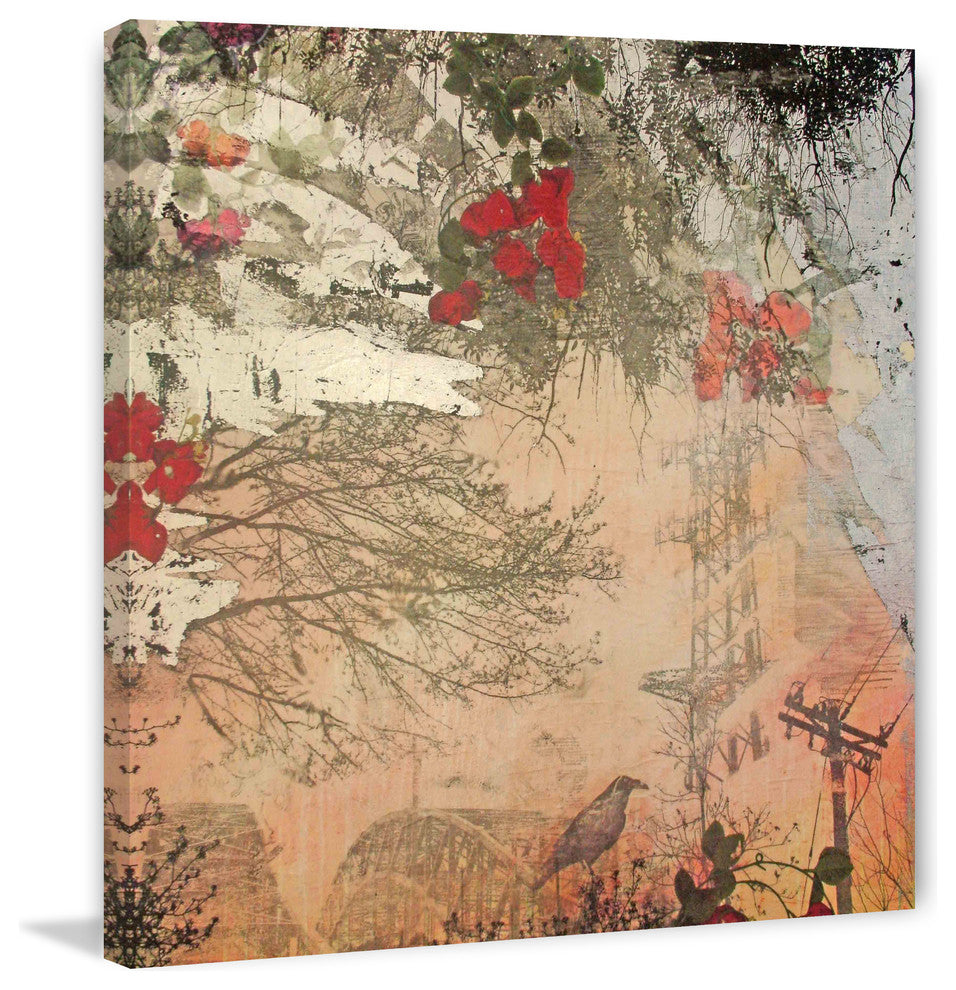 "Edifice" Painting Print on Canvas by Tracy Silva Barbosa