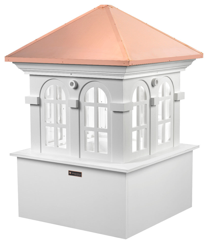 Smithsonian Chesapeake Vinyl Cupola With Copper Roof, 30"x45"