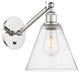 Innovations 317-1W-PN-GBC-84 1-Light Sconce, Polished Nickel