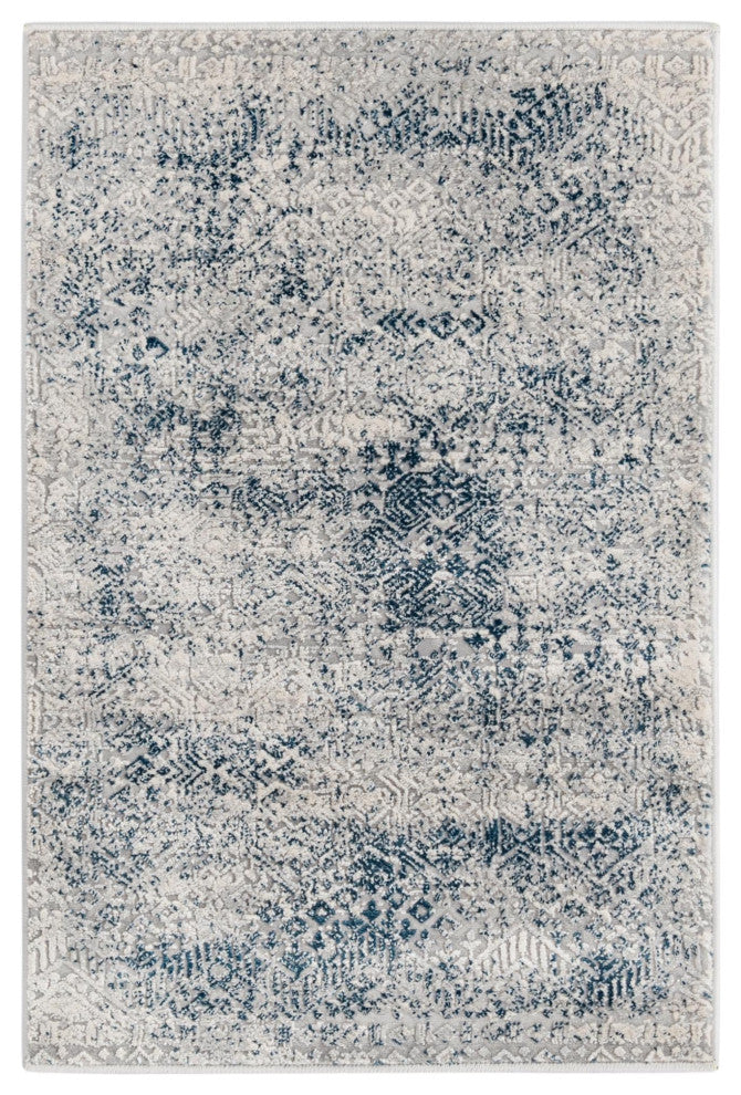 Unique Loom Sarah Finsbury Rug, Blue, 2'x3'
