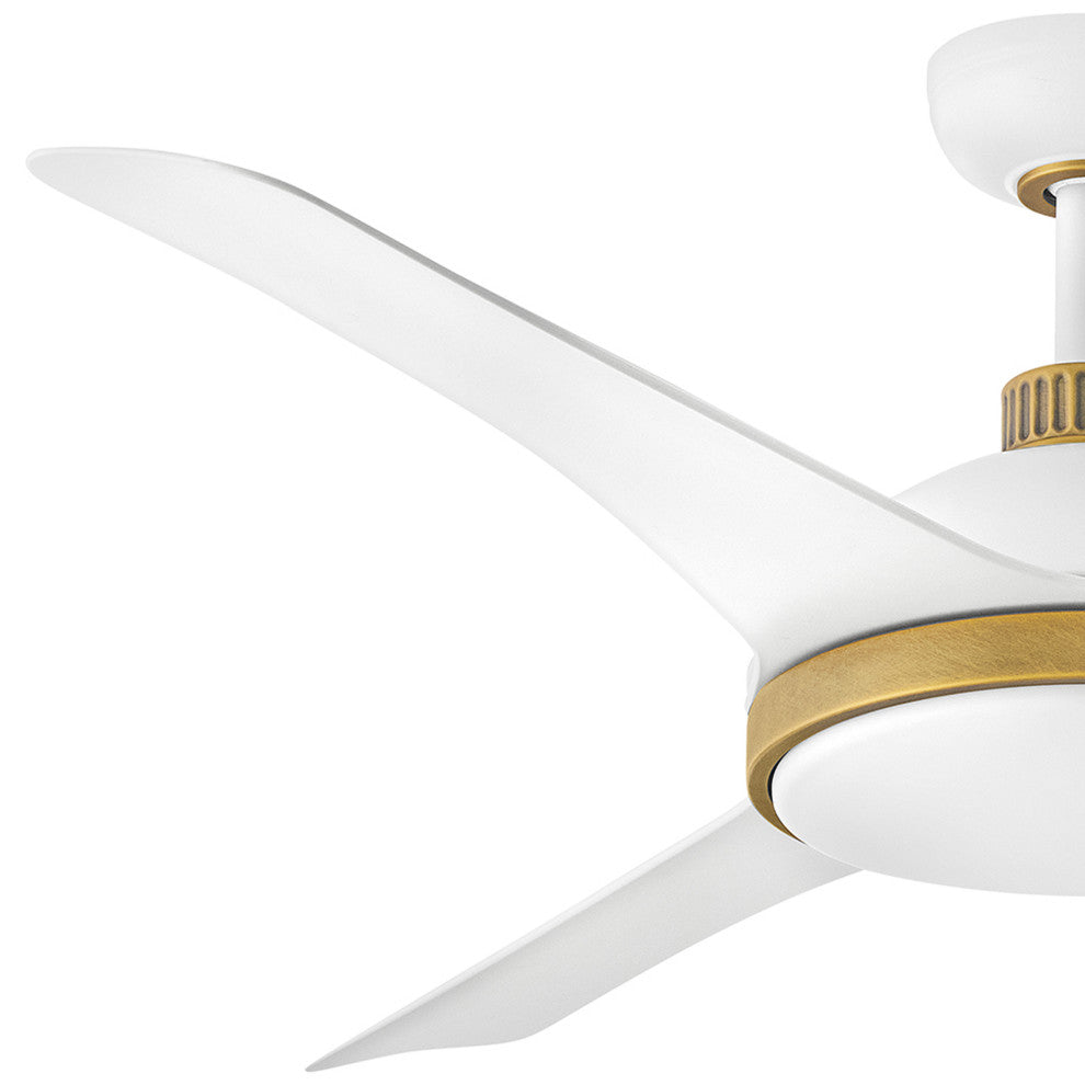 Hinkley Alba 56" Led Smart Fan, Matte White
