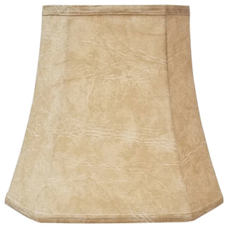 Royal Designs Square Cut Corner Basic Lampshade, Antique Gold, Mouton, 11x17x15