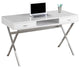 Computer Desk Home Office Laptop 48"L Work Metal Glossy White