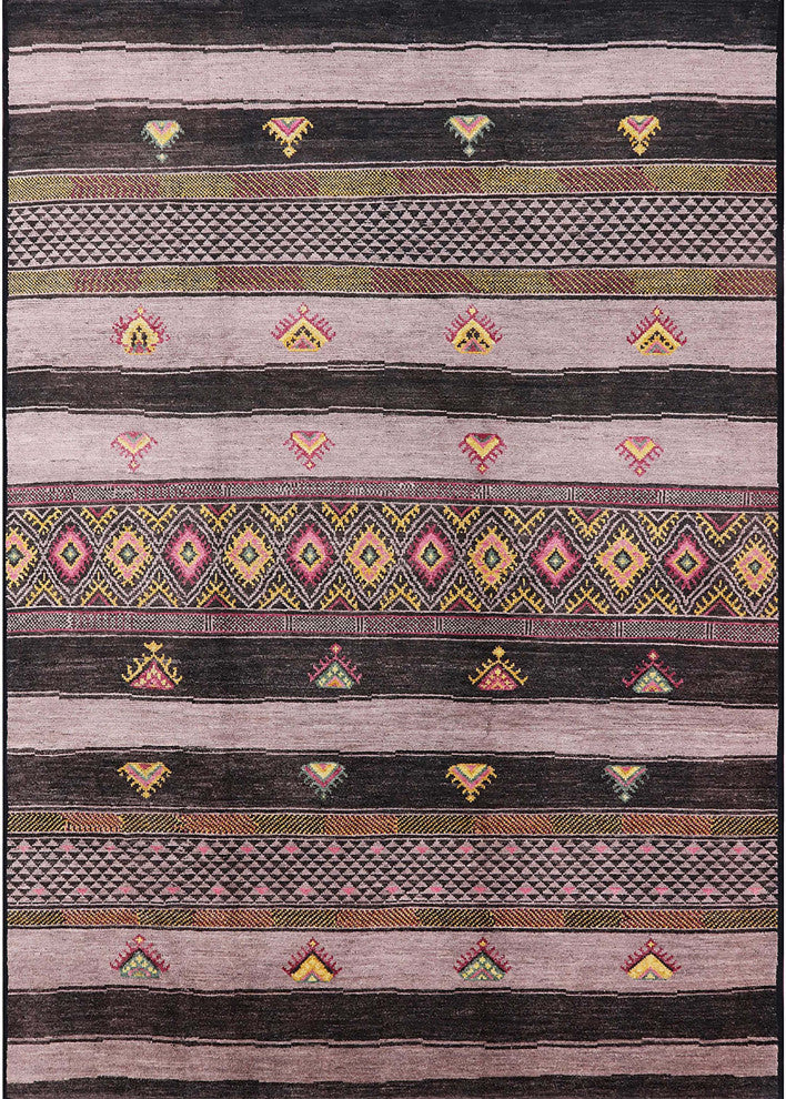 Ahgly Company Indoor Rectangle Mid-Century Modern Area Rugs, 3' x 5'