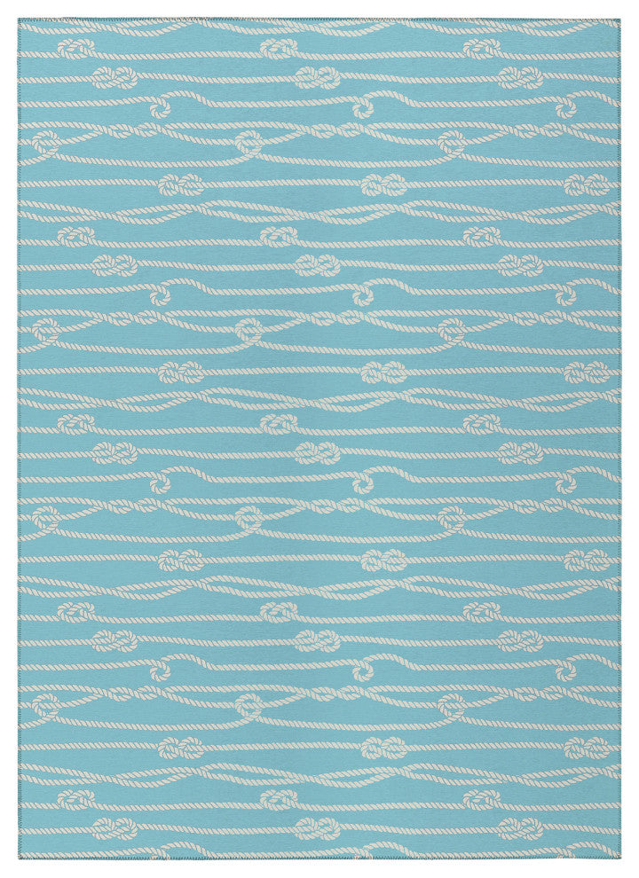 Indoor/Outdoor Harbor HA7 Lagoon Machine Washable 10' x 14' Rug