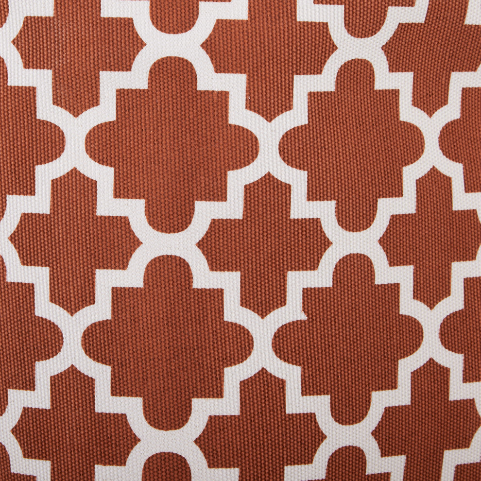 DII Polyester Bin Lattice Cinnamon Rectangle Large
