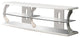 60 Inches Wooden TV Stand, White and Clear, 60"Length