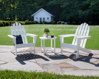 Polywood Classic Adirondack 3-Piece Set, Navy