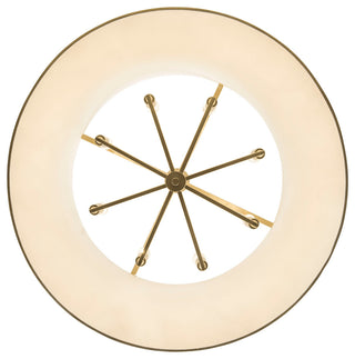 Coco 8-Lt  Pendant - Matte White/French Gold