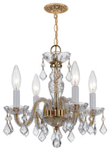 Crystorama Traditional Crystal 4-Light Mini Chandelier