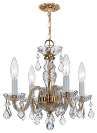 Crystorama Traditional Crystal 4-Light Mini Chandelier