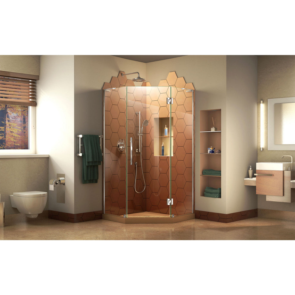 Dreamline Prism Plus 34"x34" Frameless Shower Enclosure