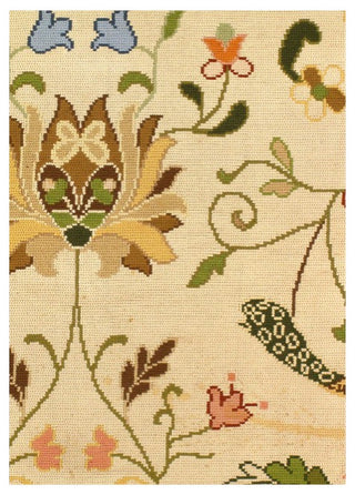 Ivory Fine Hand Knotted Turkish Rug 9'6'' X 13'2''