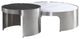 First of a Kind Zee Nesting Coffee Tables, Round, 2-Piece Set