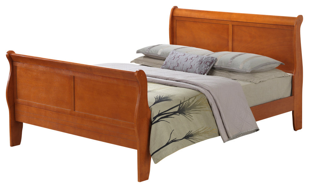Selva Bed, Oak, Queen